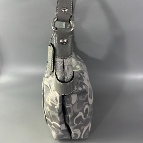 Coach F15054 Optic Signature Penelope Signature Canvas Hobo Shoulder Bag - Picture 6 of 15